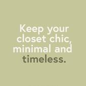 Chic, Minimal and Timeless are the three core values of endless closet! 💕